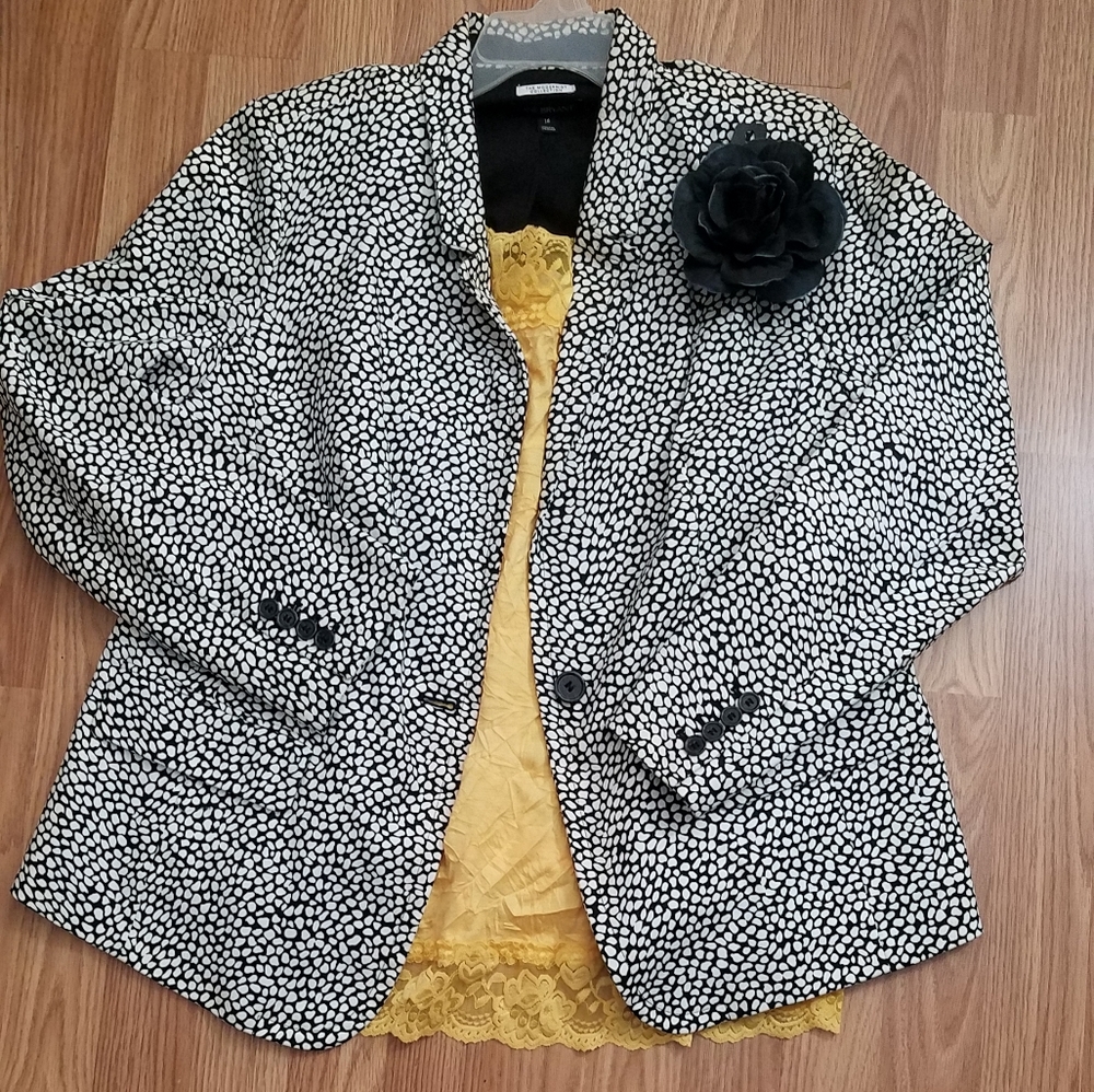 Print blazer